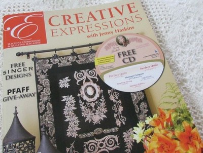 NEW JENNY HASKINS Creative Expressions NOS W/Pattern Sheet Inside/CD