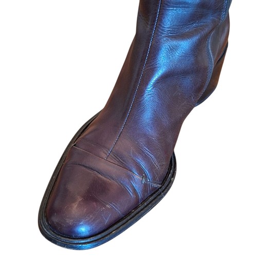 Vintage Women's Banana Republic Italian Leather Boots 90s Size 10 M - Picture 10 of 12