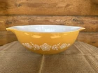Vintage Pyrex Butterfly Gold Cinderella Mixing Bowl 4 QT #444 Large Nesting