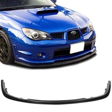 Front Bumper Lip Splitter For 06-07 Subaru Impreza Wrx Sti Black Pu Cs1 Style