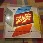 Vintage 1955 Schlitz Beer Bar Light Up Advertising Sign Tested and Works