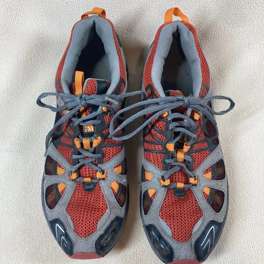 Zapato de Trail Running The North Face Fire Road Para Hombre Talla 10.5 Gris/Naranja Gorpcore Foto 3 de 4