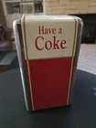 Vintage Coca-Cola “Have A Coke” Metal Napkin Dispenser 1992 Red Diner Decor