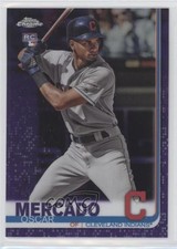 2019 Topps Chrome Update Target Purple Refractor 144/175 Oscar Mercado #40 8vc