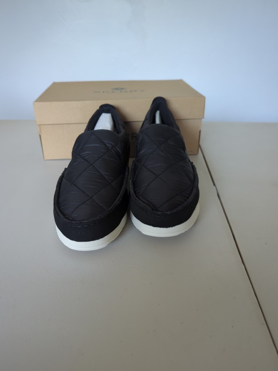 SPERRY MOC-SIDER SLIP-ON BLACK NYLON WOMEN display picture 3