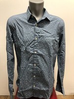 Hemd Herren Garcia Jeans 100% Baumwolle GrößE L Farbe Blau Neu