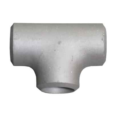 1-1/2'' SS Straight Tee, Weld, 304 SS, Class 150, SCH 40 - Pipe Fitting