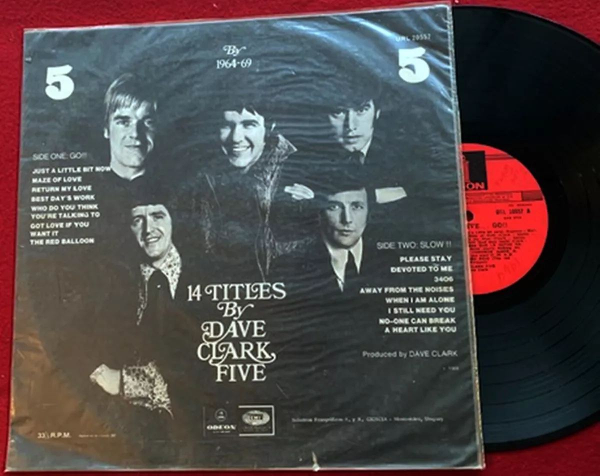 DAVE CLARK FIVE 5 BY 5 URUGUAY eBay