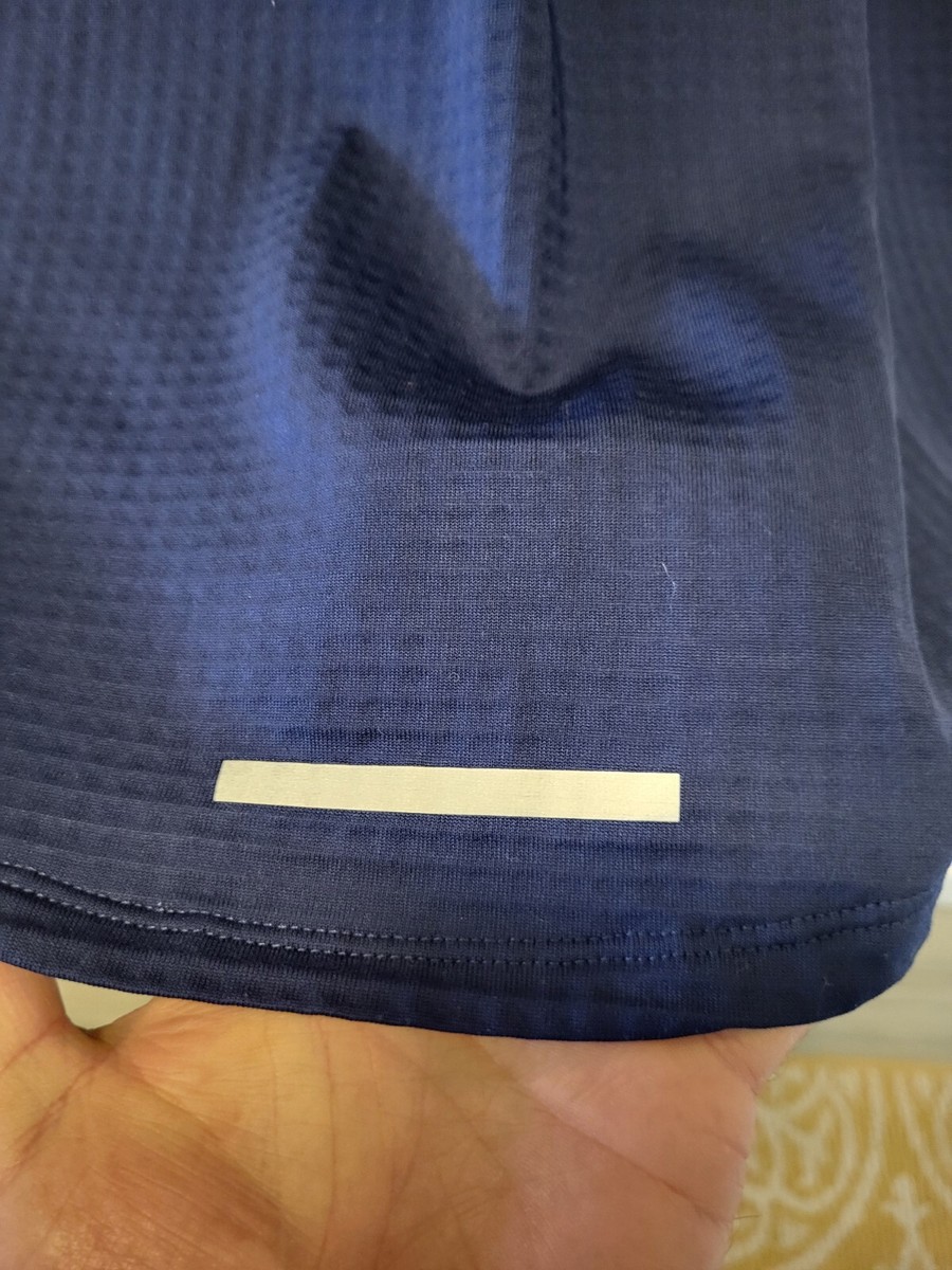 NIKE DRI-FIT~ 1/4 Zipper Long Sleeve Running Shirt ~ RN#56323 Size