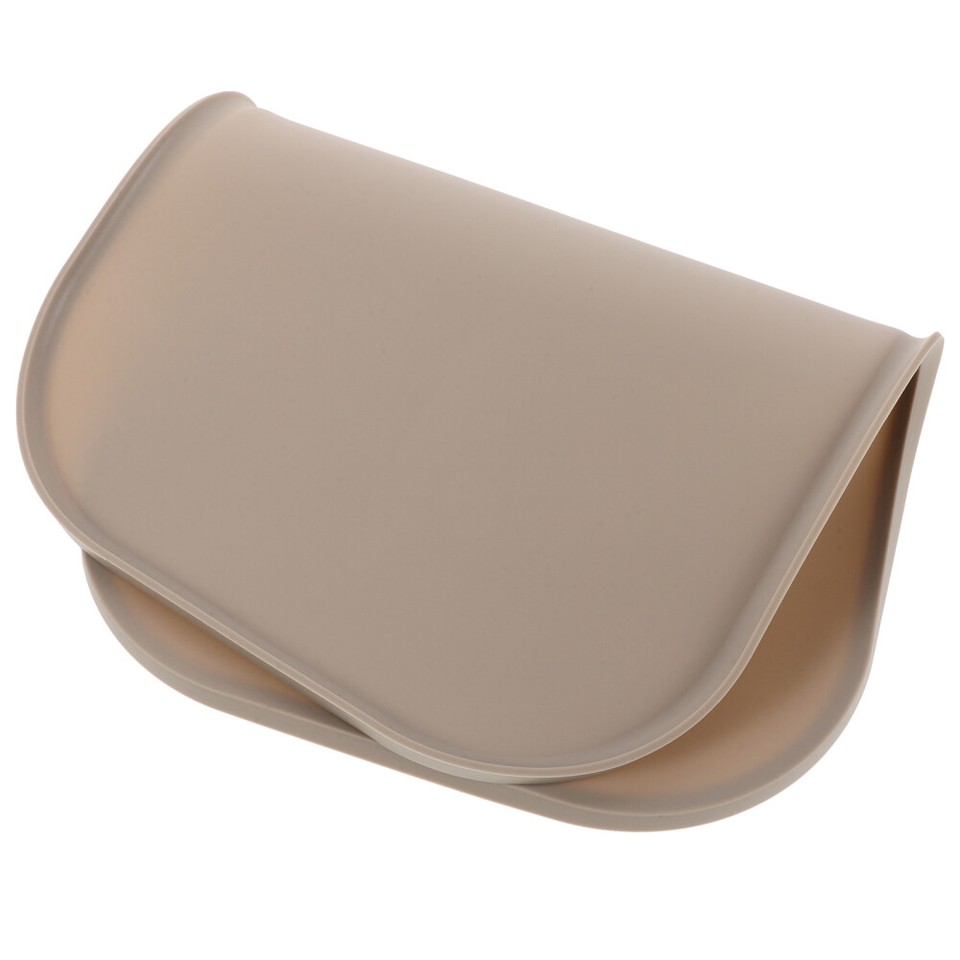 Pet Feeding Mat with Raised Edges Silicone Dog Cat Bowl Mat for Food