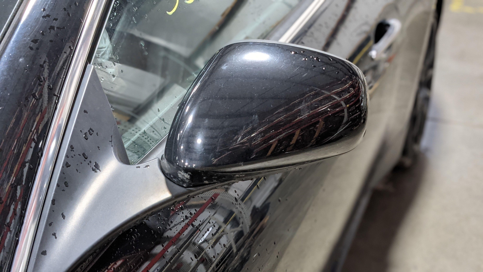 2010 Maserati Granturismo OEM Left Hand Drivers Side Power Door Mirror Black