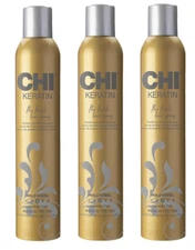 CHI Keratin Flex Finish Hair Spray - 10 fl oz - 3pk