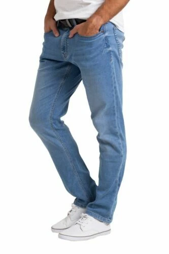 Herren Slim Fit Jeanshose Stretch Designer Hose Super Flex Denim Pants - Bild 32 von 36