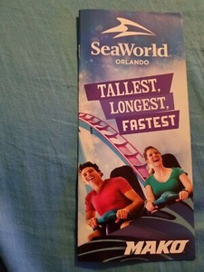 SeaWorld Orlando Brochure with pictures &amp; info, Summer of 2018, 14 ...