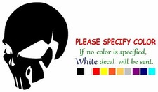 HUMAN SKULL Vinyl Decal Sticker Car Window Bumper Wall Laptop 12"