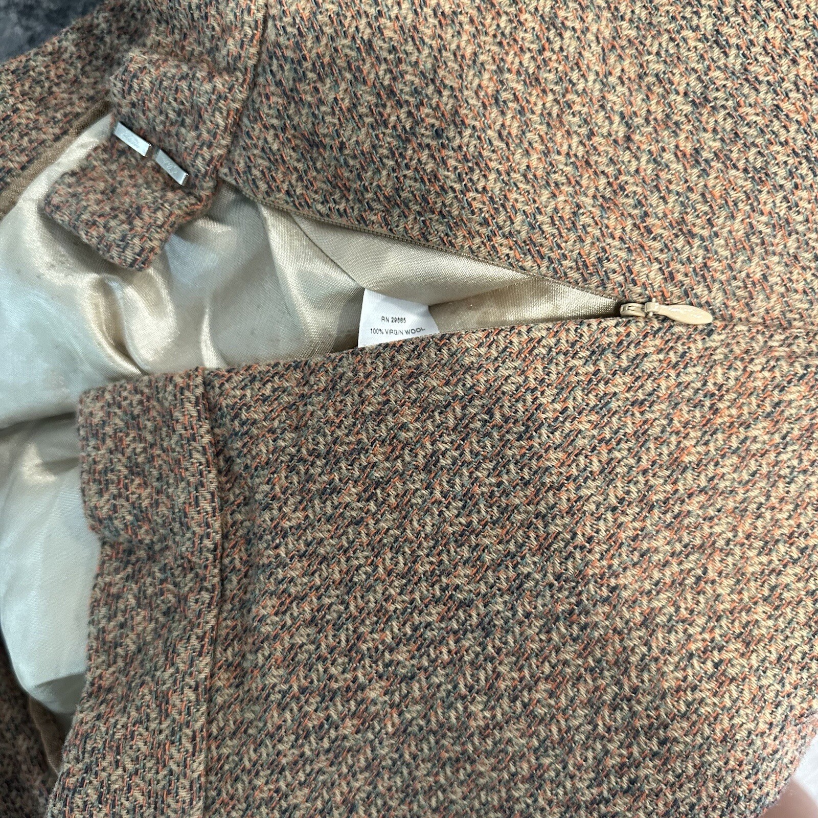 Pendleton Wool Midi skirt Lined With Pockets RN# … - image 8