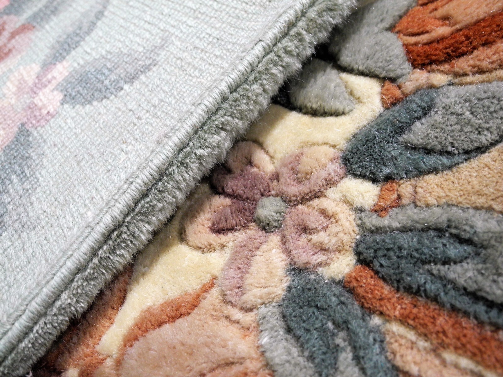 12'9 x 9' ExtraLarge JOHN LEWIS Chinese Wool Rug HANDMADE CARPET Floral