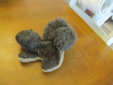 Vtg Folkmanis Squirrel 8" Hand Puppet Furry Folk Brown Stuffed Animal Toy