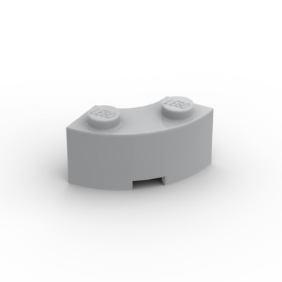 Lego 10x Brunnenstein rund Ecke 2x2 brick round corner 85080 hell grau