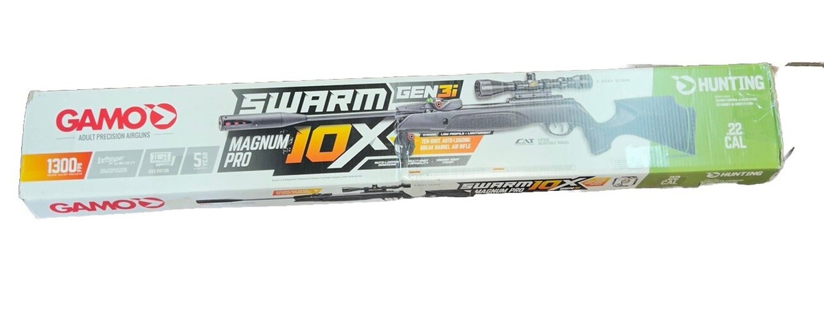 Gamo Swarm Magnum Pro Gen3i Multi-Shot .25 Caliber Air Rifle – 965 FPS With IGT Mach 1 Gas Piston