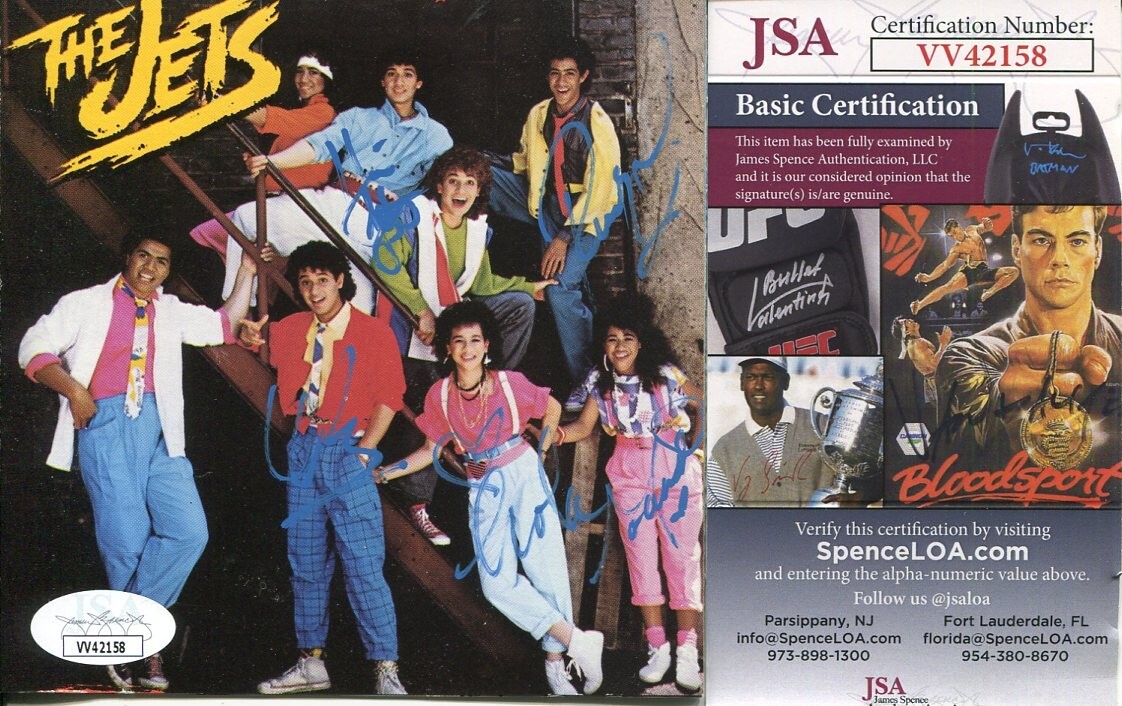 The Jets Band Crush on You Got It All Wolfgramm Signed Autograph