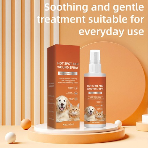 Dog Wound Spray Pet Cuts Care Solution Gentle Dog and Cat Wound Care incredible - Picture 7 of 12