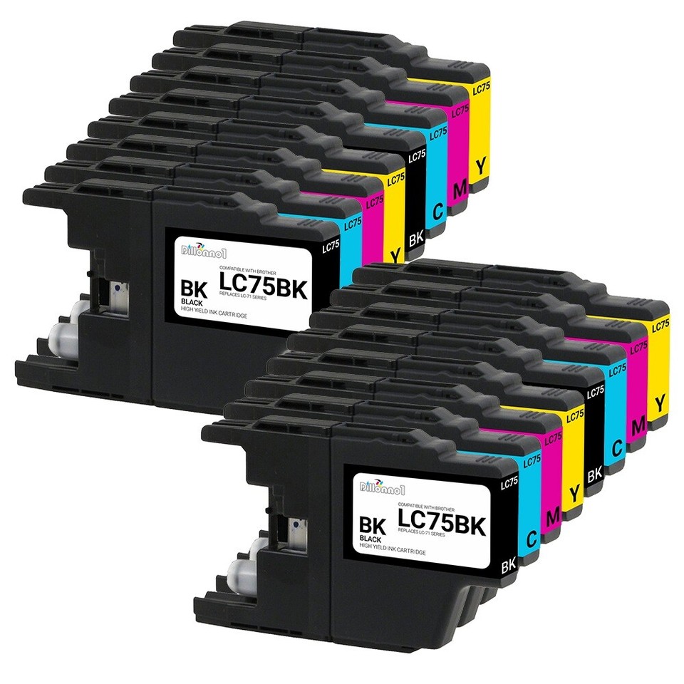 LC71 LC75 LC79 Ink Cartridges For Brother MFC-J425W J430W J435W DCP ...