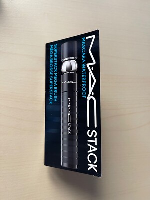 MAC MACSTACK WATERPROOF Mascara Probegröße schwarz 3 ml