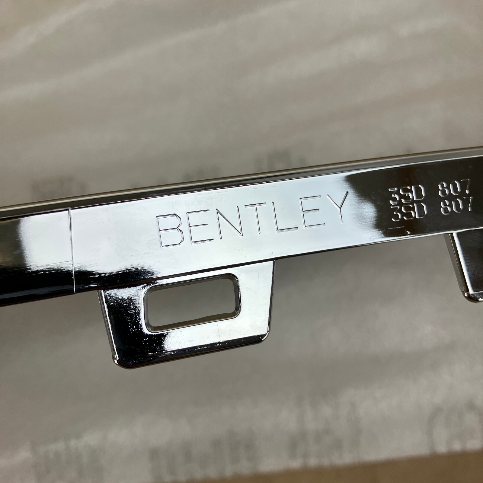 Bentley Continental GT 2020-2022 OEM Right Front Inner Bumper Grille Chrome