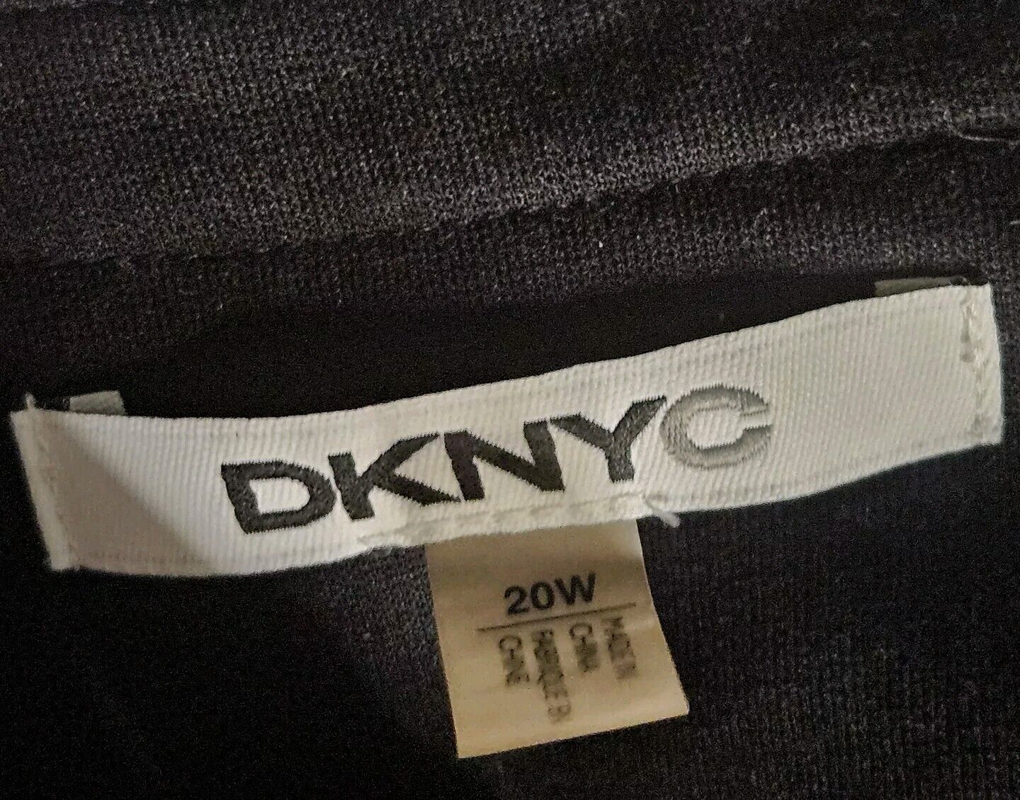 DKNYC Cropped Black Tweed Jacket Size 20W EUC - image 8