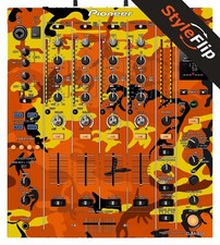 Pioneer DJM-850  Orange Camo  Protective Decal  StyleFlip Skins