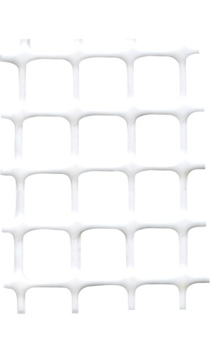 Rete Balcone Tenax Quadra 10 Bianca HDPE 1x50m - Protezione Certificata
