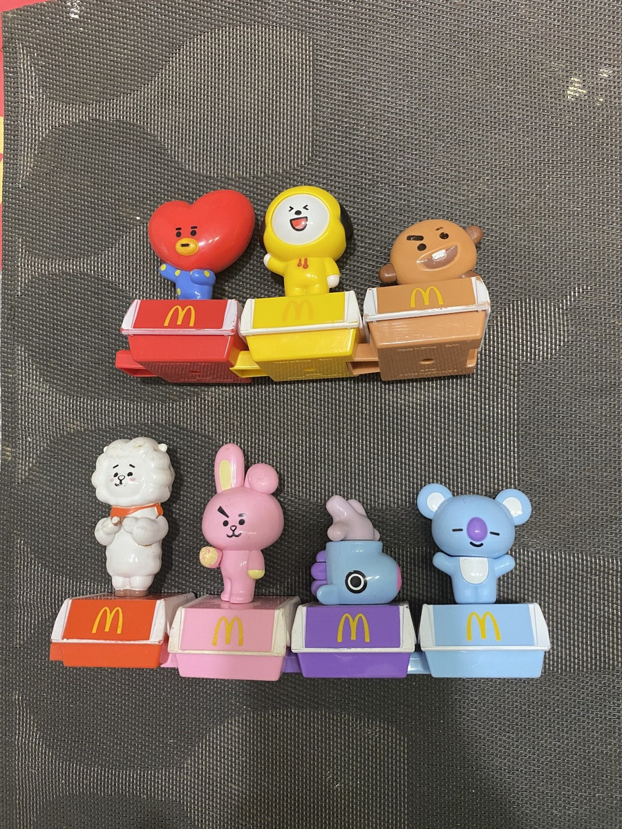 McDonald's BTS Figure BT21 Loose Complete Full Set | eBay