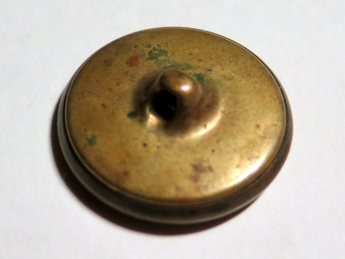 LG Med Antique Picture Button - Vase of Flowers, Container - Picture 3 of 5