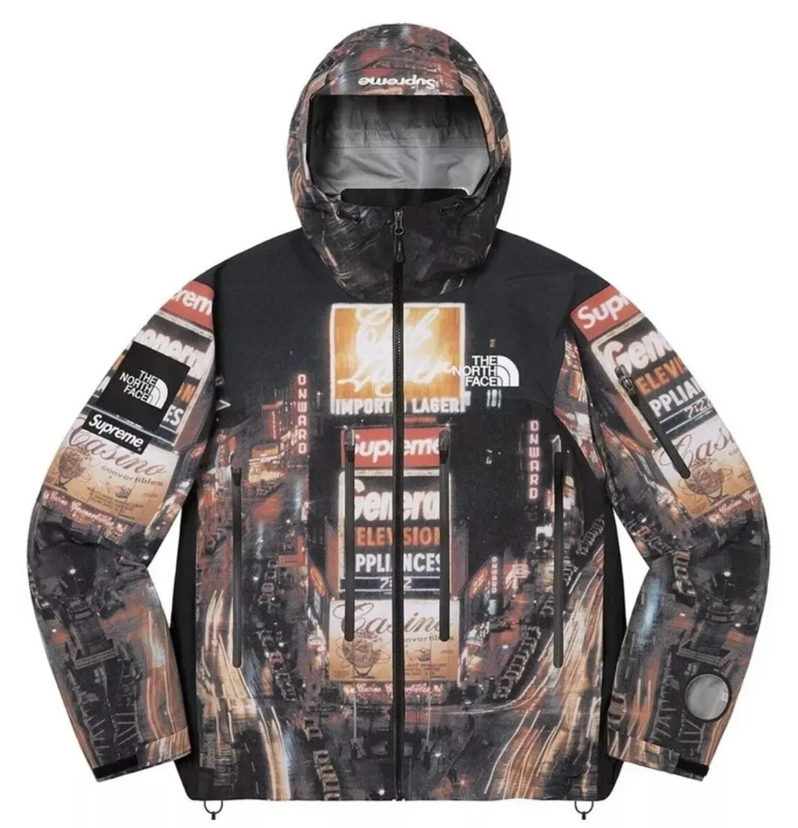 Supreme x The North Face Taped Seam Shell Jacket- Times Square- size Medium