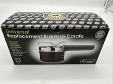 New Universal Replacement Carafe for Espresso Cappuccino Makers 4 Cup FreeS&H