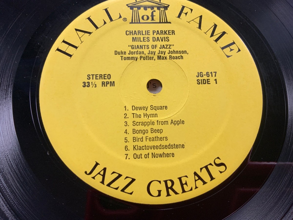 K5-30 CHARLIE PARKER / MILES DAVIS Giants Of Jazz - JG 617 | eBay