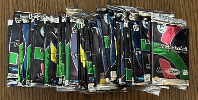 Lot of 40 Skybox 1996 USA Olympic Team Basketball Packs 5 Trading Cards per Pack
