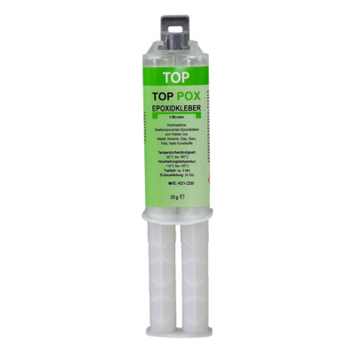 5 xTop Pox Epoxydkleber 5Min Klebeharz in Dosierspritze