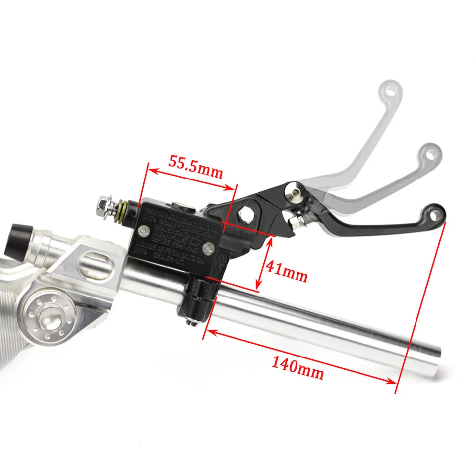 Front Brake Master Cylinder Lever For KAWASAKI KX 85 100 125 250 250F 450F 500  - Image 2 of 4