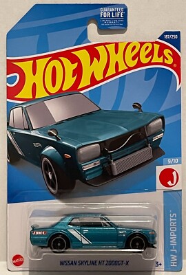 HW NISSAN SKYLINE HT 2000GT-X HW J-IMPORTS SERIES 9/10 GREEN