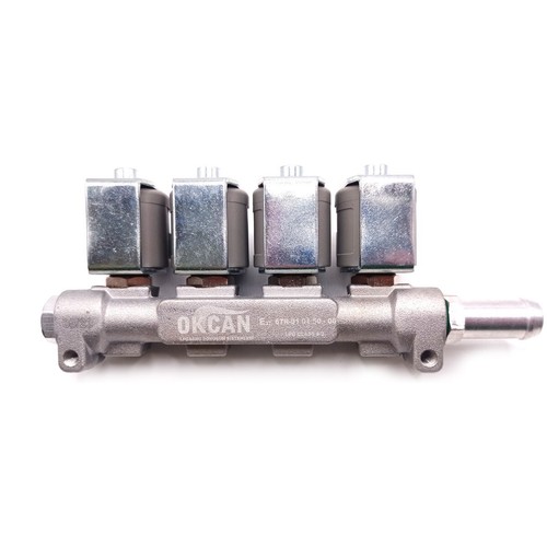 LPG CNG Injectors rail FAST OKCAN IG1 Apache 4 cyl 2 ohm IG1/IG2, STAG,E-GAS new - Picture 2 of 3