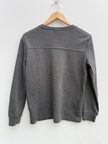 Polo Ralph Lauren Thermal Sweater Grey Crew Neck Knit Shirt Top Youth Size Large - Picture 8 of 10