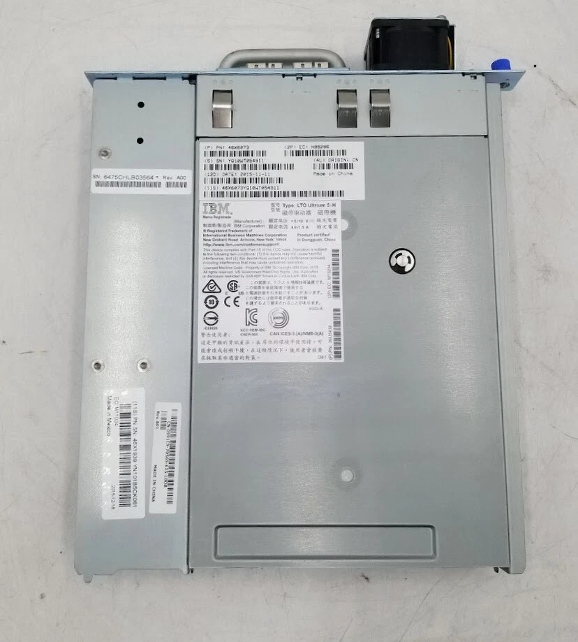 IBM LTO Ultrium 5-H Tape Drive PN: 46X6073 - Image 3 of 4