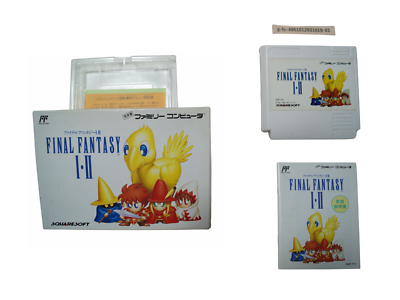 ファイナルファンタジー1・2 Final Fantasy 1 & 2 1994 Box Manual Nintendo Famicom NSE Japan