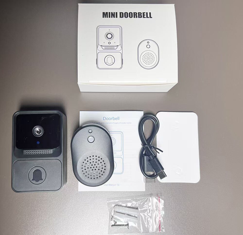 Smart Wireless WiFi Doorbell Video Camera Door Ring Bell Two Way Communication-image