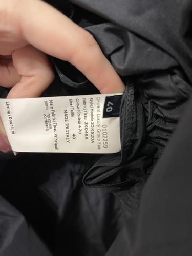 Jil Sander Navy Trench Jacket Coat Size 40 UK 8 BRAND NEW WITHOUT TAG - Picture 7 of 8