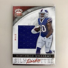 Jonathan Williams Rookie RC 2016 Crown Royale Jumbo Silhouette Jerseys #11 Bills