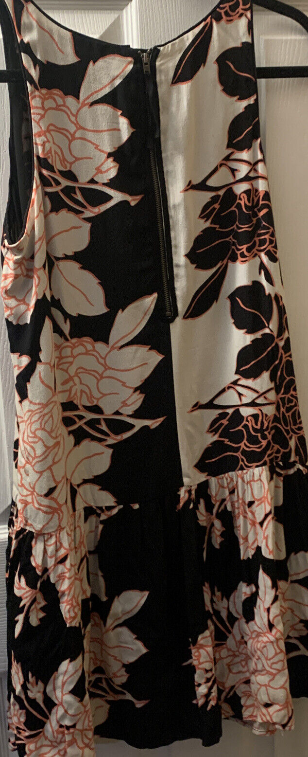 Mauve dress 6 sleeveless pocktes floral - image 8