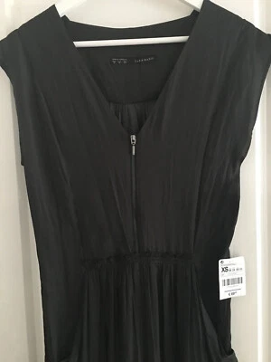 CHIC Combinaison Gris anthracite effet satiné coupe large ZARA T S - Photo 1/4